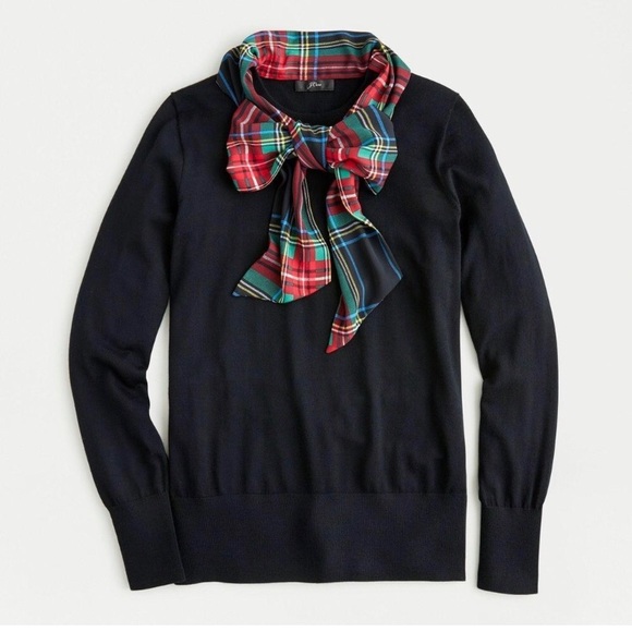 J. Crew Sweaters - JCrew Merino wool sweater with scarf. Size S